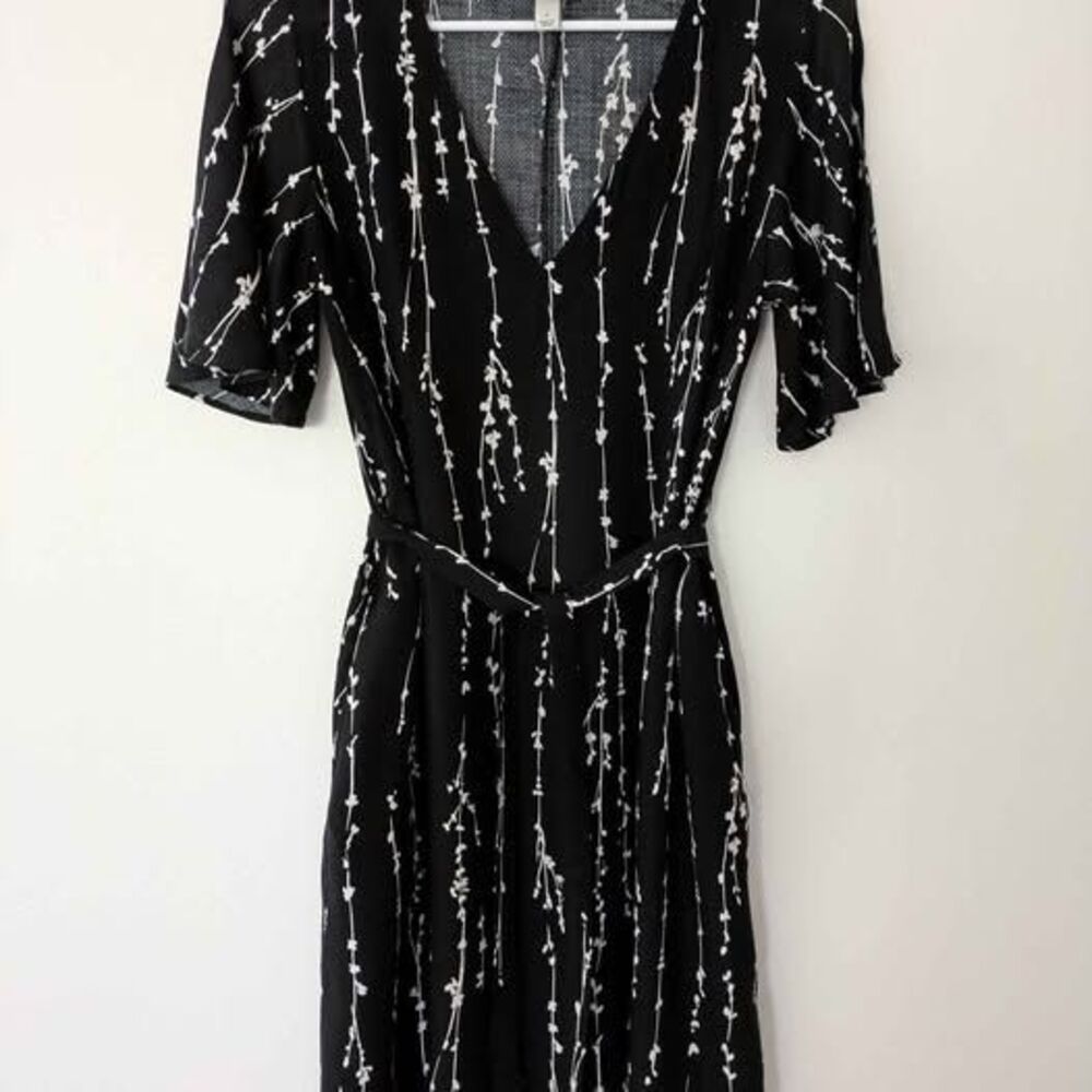 A New Day Black Flutter Sleeve Dress ~ sz S